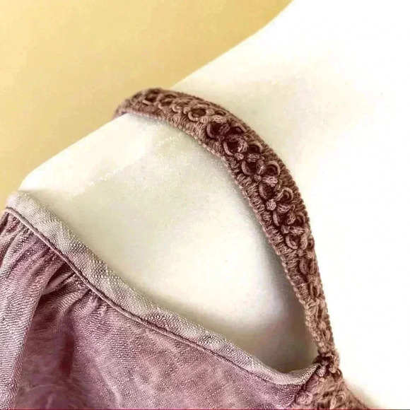 Altar’d State Rayon Blend Boho Cold Shoulder Celtic Batik Blouse Size M - Picture 6 of 13